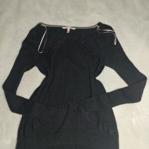 Victoria's Secret Off-Shoulder Black Sweater